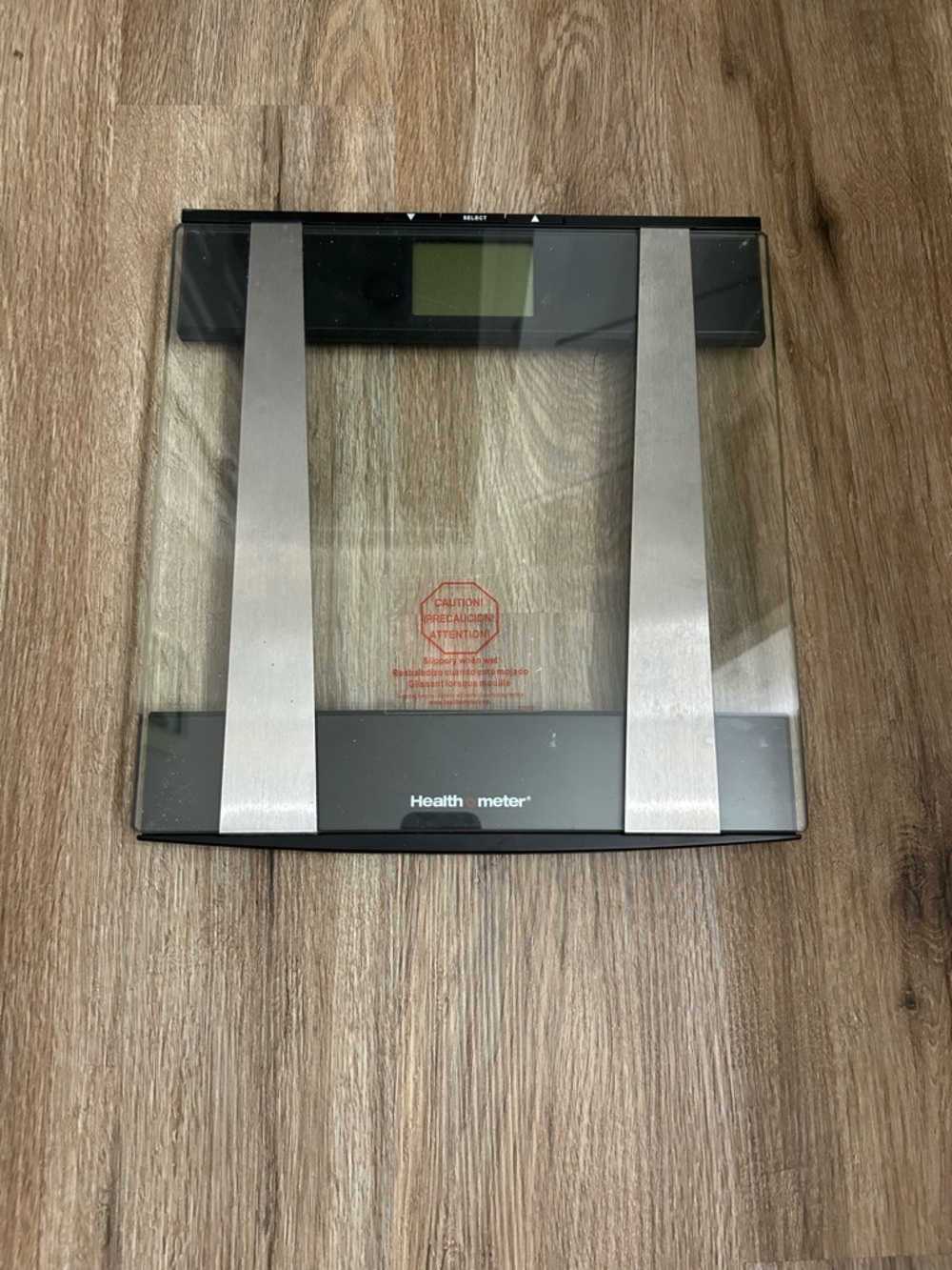 Health o meter Glass Digital Bathroom Scale - Black & Silver